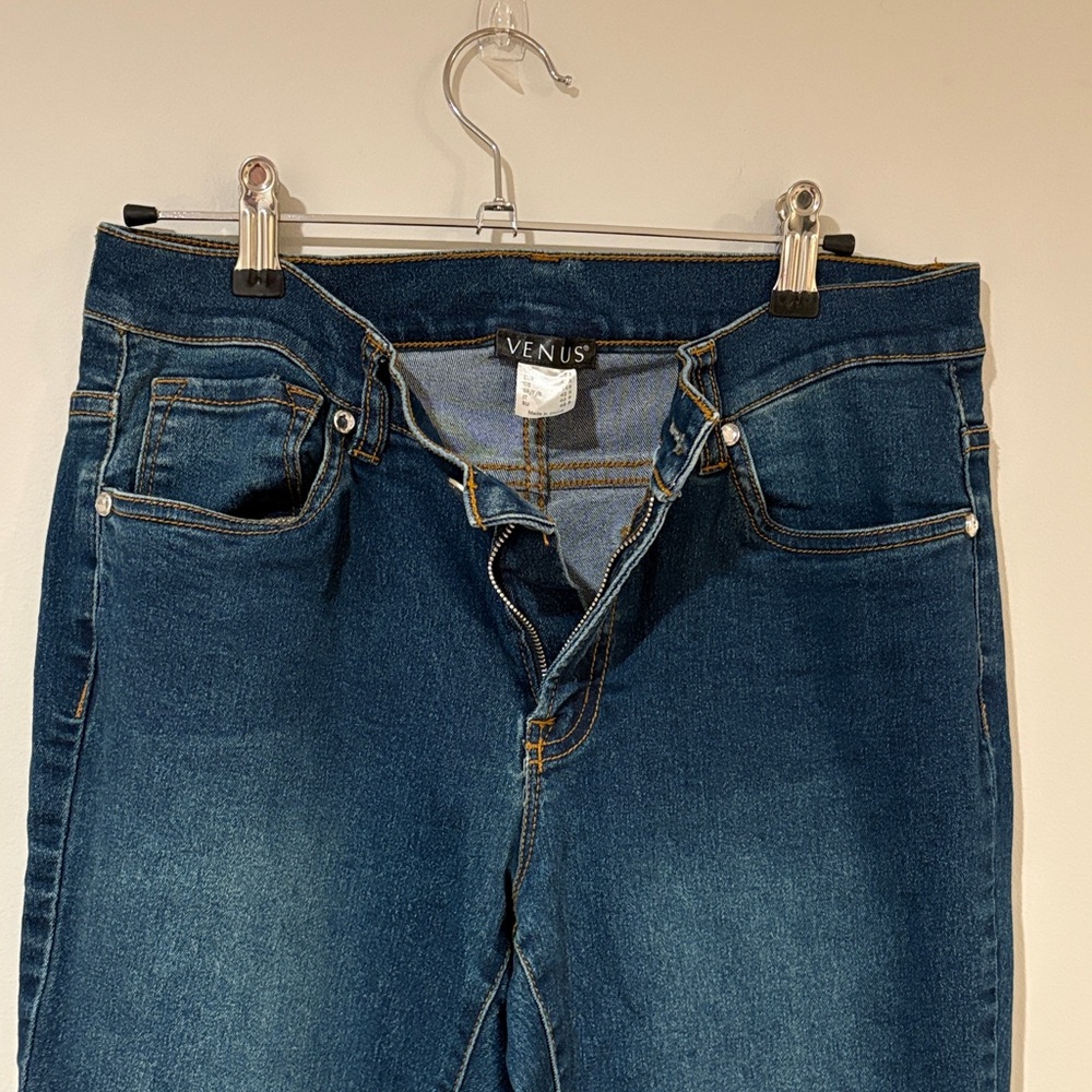 VENUS Dark Wash High Rise Skinny Jeans Women Size 8 - Picture 3 of 7